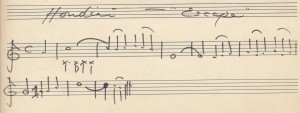 'Houdini - Escape Music', by Anthony Burgess