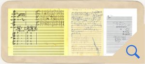 Symphony manuscript scans 1 2 and 3 link