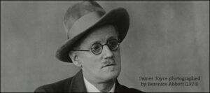 James Joyce photographed by Berenice Abbott (1928)