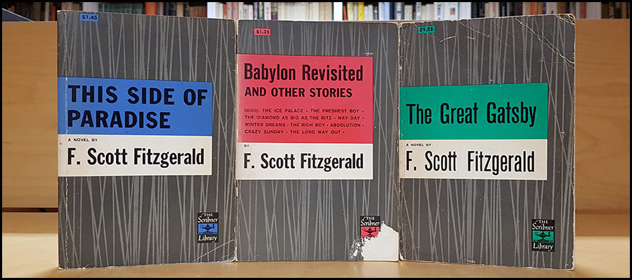 Three F Scott Fitzgerald Books