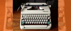 Burgess's Olympia Typewriter