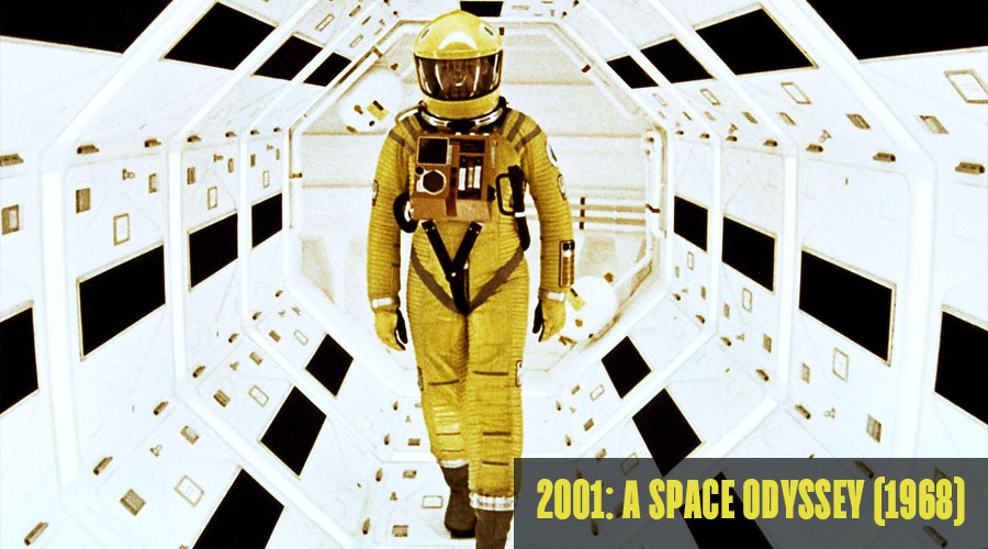 A space bloke in 2001: A Space Odyssey