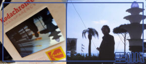 A photographic negative and the actual photo showing Burgess in Cannes