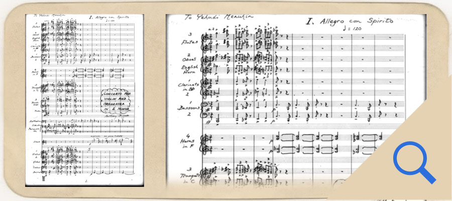 Violin concerto page 1 link
